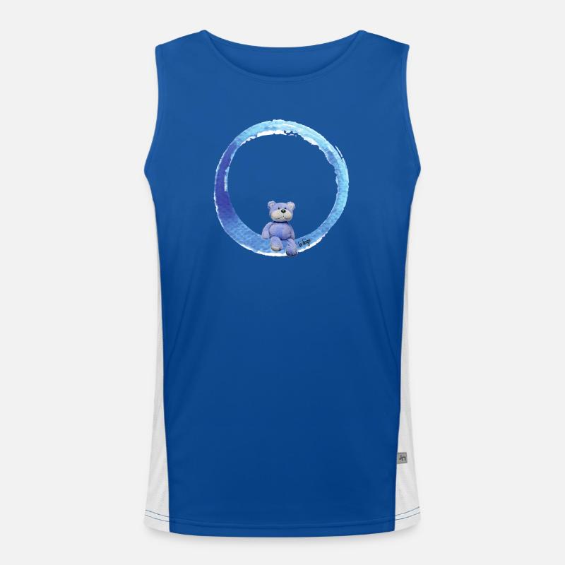 Kuscheltier Funktionelles Kontrast-Tank Top für Männer 