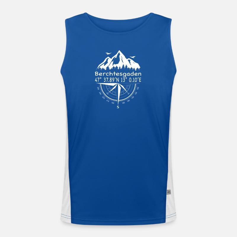 Berchtesgaden Funktionelles Kontrast-Tank Top für Männer 