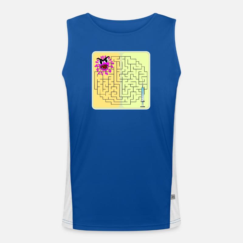 Riddle Virus Men's Functional Contrast Tank Top 