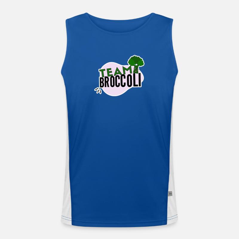 Team Broccoli Men's Functional Contrast Tank Top 