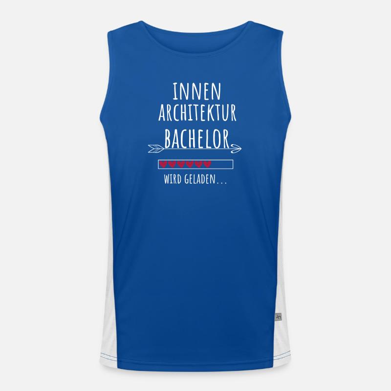 Innenarchitektur Bachelor Studium Geschenk Funktionelles Kontrast-Tank Top für Männer 