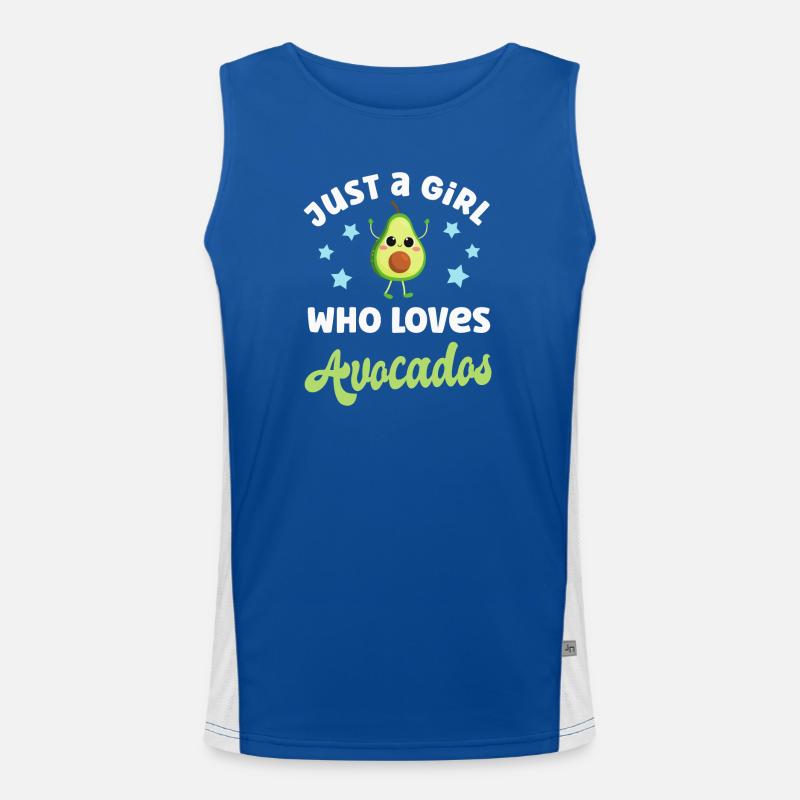 Avocado Funktionelles Kontrast-Tank Top für Männer 