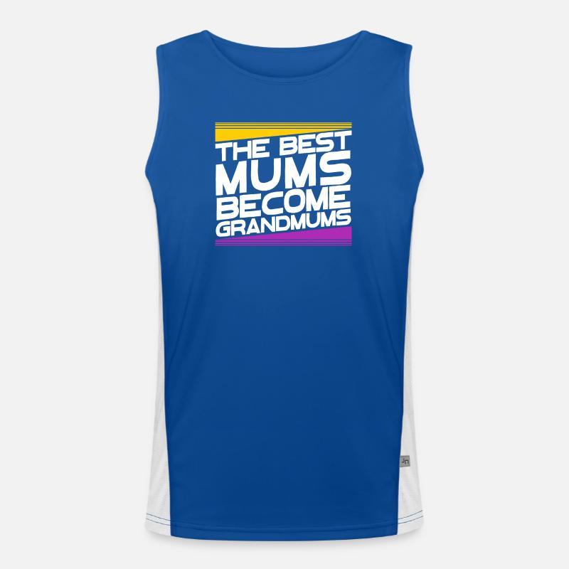 Oma Glückwunsch Großmutter Großmama Statement Funktionelles Kontrast-Tank Top für Männer 