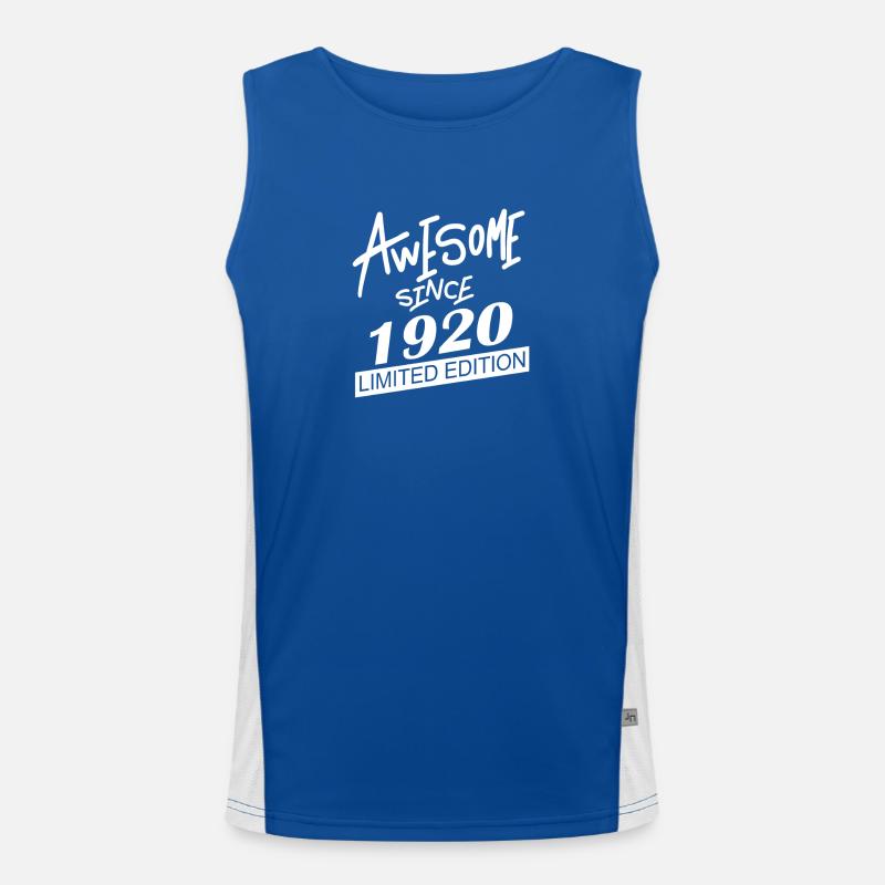 1920 - Born 1920 - Fantastic since 1920 Men's Functional Contrast Tank Top 