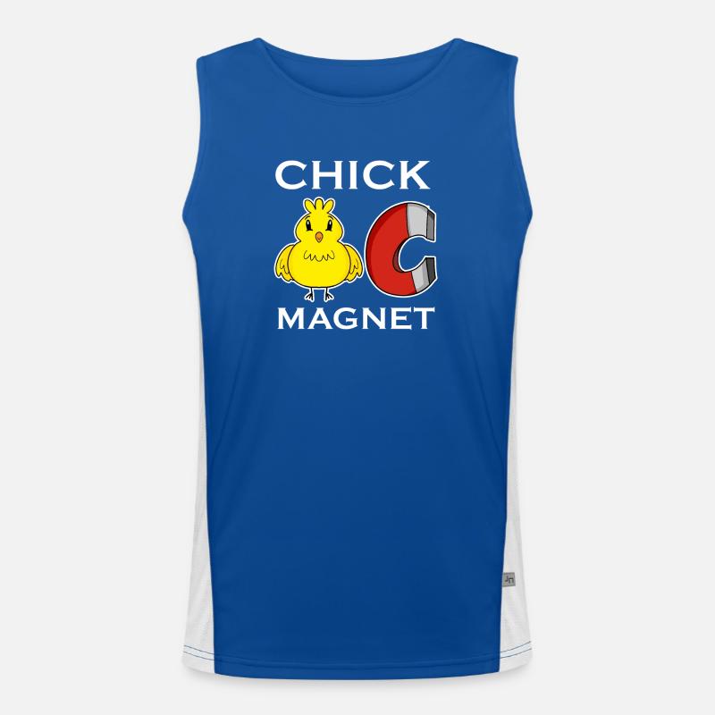 Chick Magnet Men's Functional Contrast Tank Top 