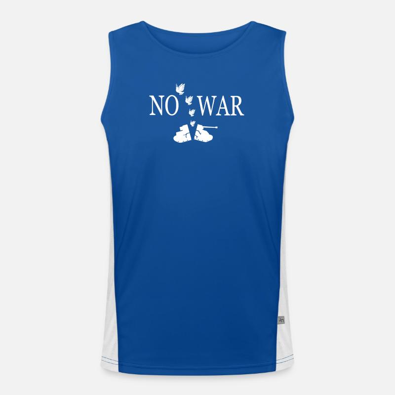 No war Men's Functional Contrast Tank Top 