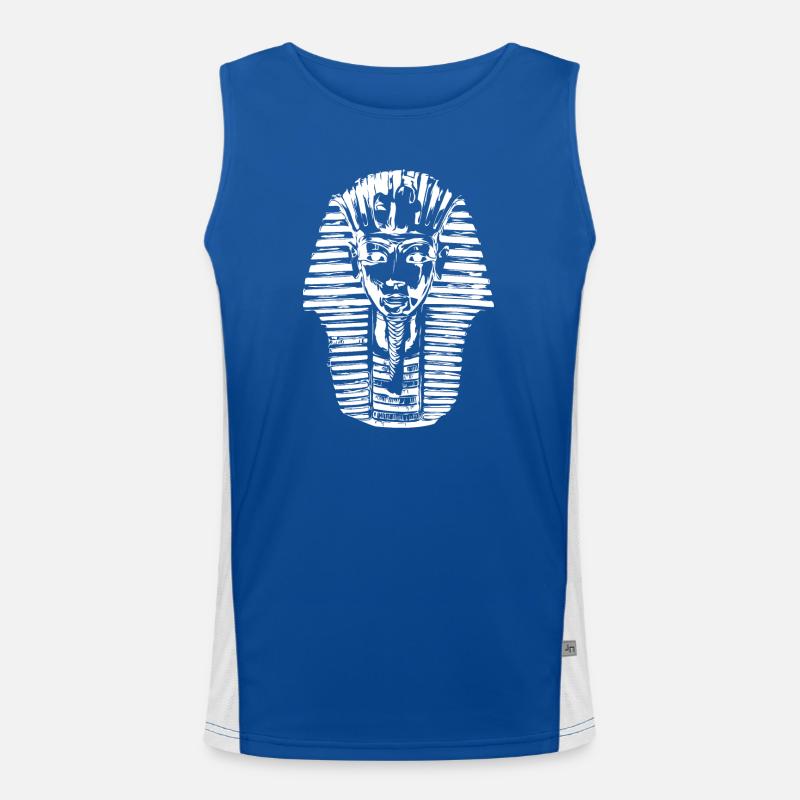 Pharaoh Tutankhamun Men's Functional Contrast Tank Top 