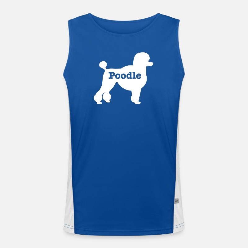 Pudel Funktionelles Kontrast-Tank Top für Männer 