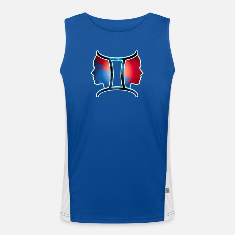 Zodiac | Gemini sign Men's Functional Contrast Tank Top 