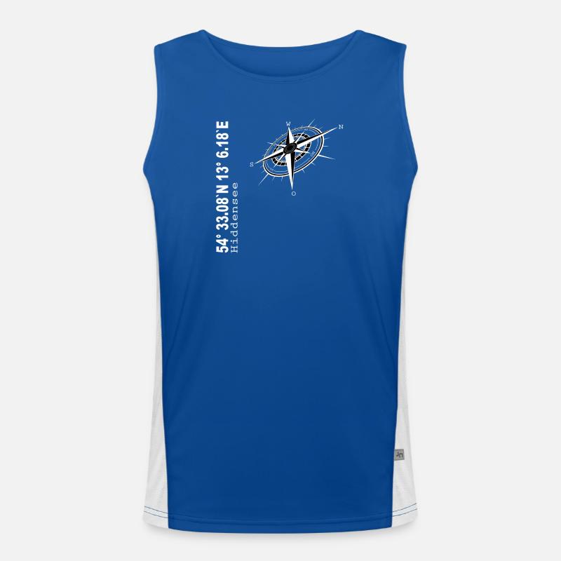 Hiddensee Funktionelles Kontrast-Tank Top für Männer 