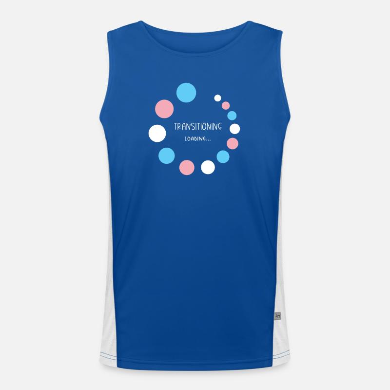 Pride Month - Übergang... Laden Funktionelles Kontrast-Tank Top für Männer 