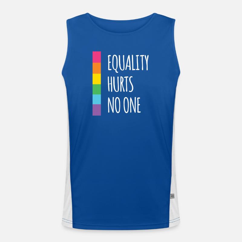 Pride Month - Gleichberechtigung schadet niemandem Funktionelles Kontrast-Tank Top für Männer 