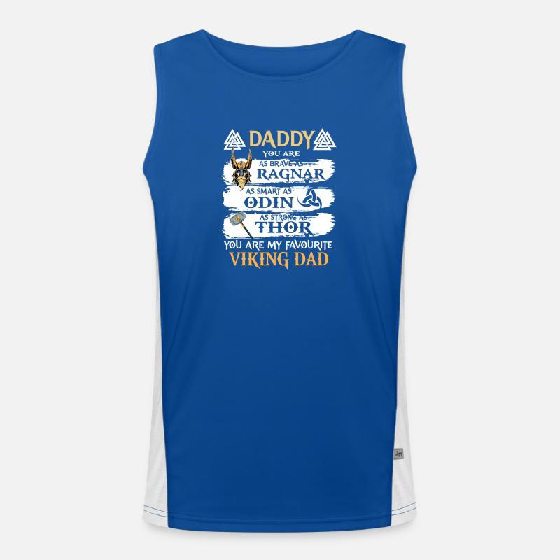 Viking Father Men's Functional Contrast Tank Top 