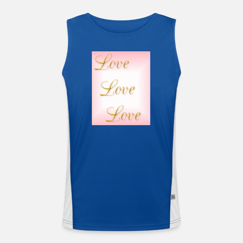 Amour - amour de soi - amour véritable Débardeur respirant contrasté Homme 