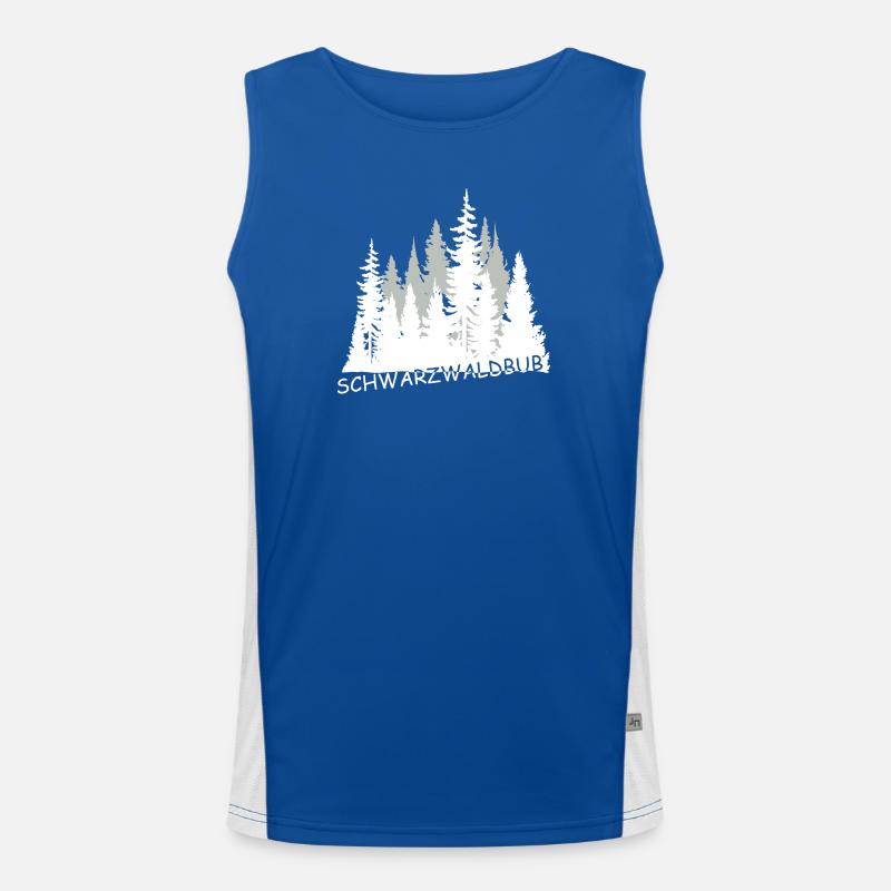 Schwarzwaldbub Funktionelles Kontrast-Tank Top für Männer 