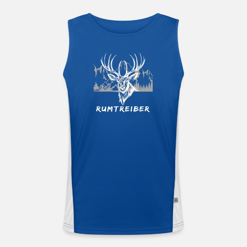 Rumtreiber Funktionelles Kontrast-Tank Top für Männer 
