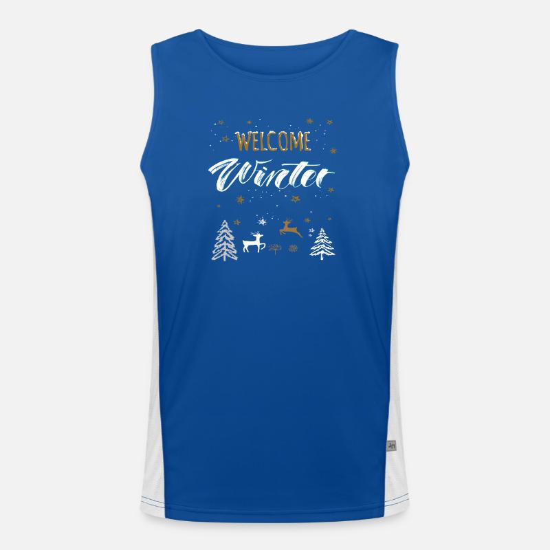 Welcome Winter Men's Functional Contrast Tank Top 
