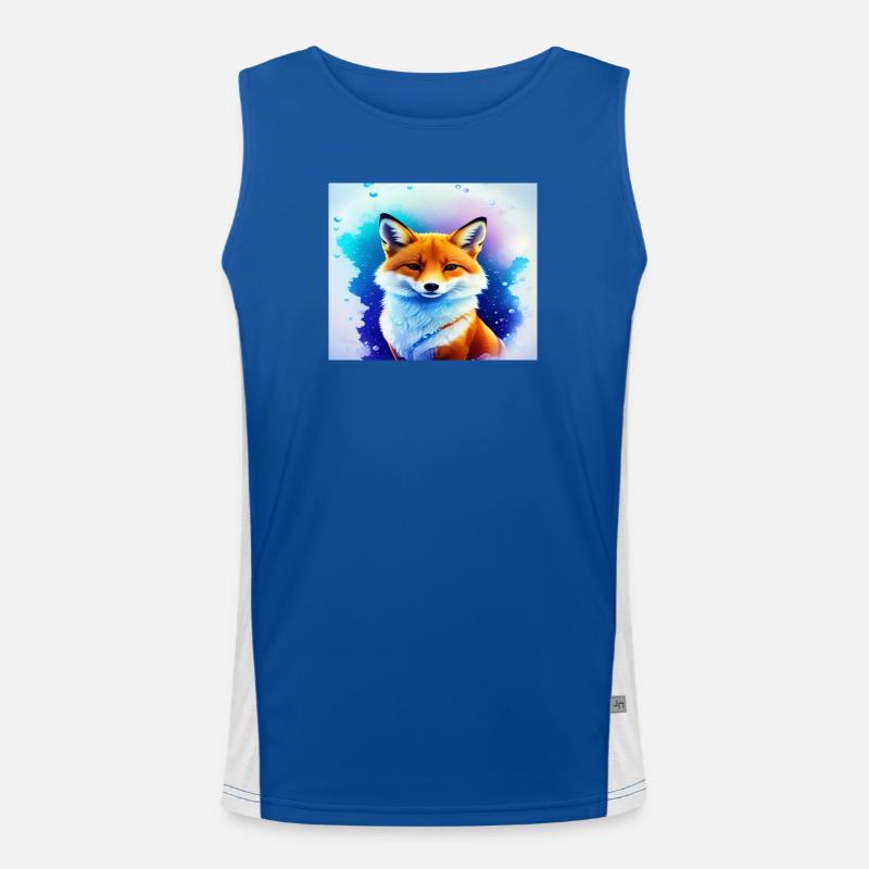 Neon Fairy Fox Men's Functional Contrast Tank Top 