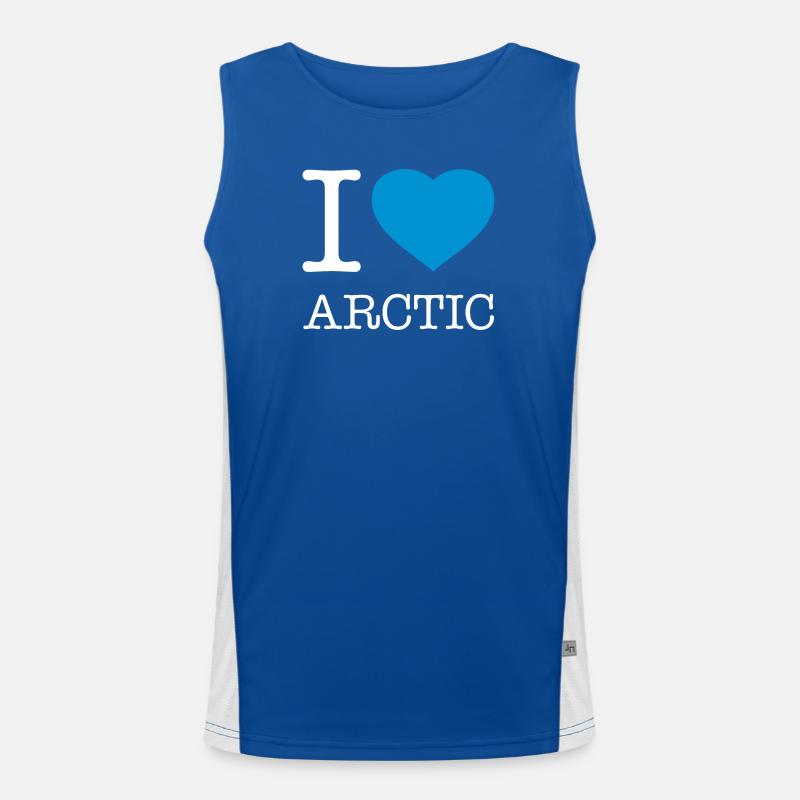 J’ADORE L’ARCTIQUE Débardeur respirant contrasté Homme 