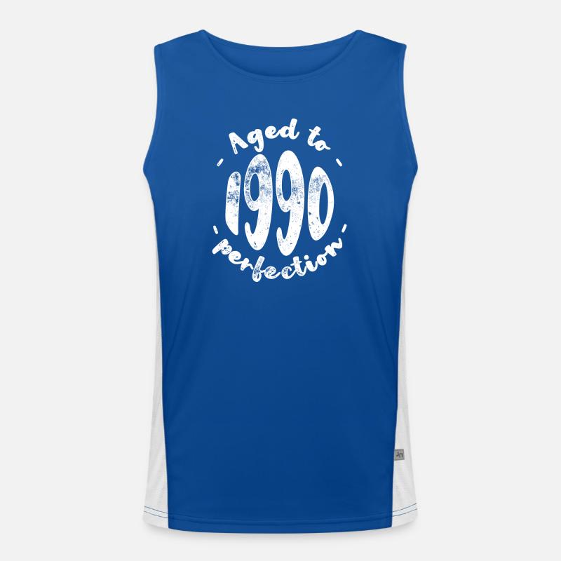 Nostalgic 1990s Perfection Men's Functional Contrast Tank Top 
