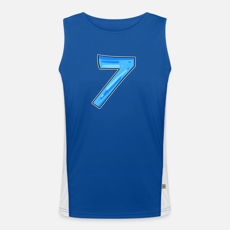 7 Number Men's Functional Contrast Tank Top 