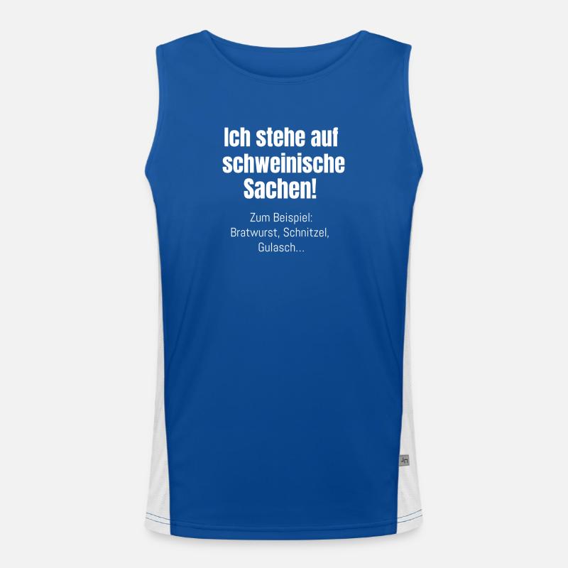Piggy Stuff Men's Functional Contrast Tank Top 
