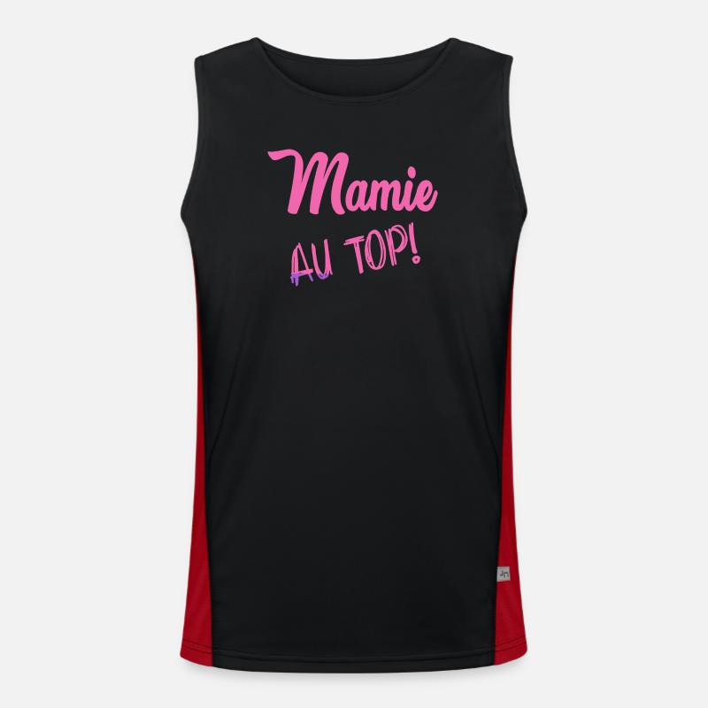 OMA Funktionelles Kontrast-Tank Top für Männer 