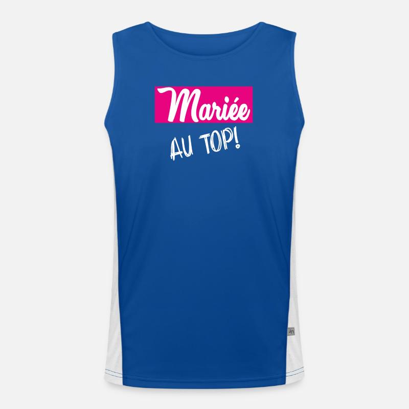 WEDDING Men's Functional Contrast Tank Top 