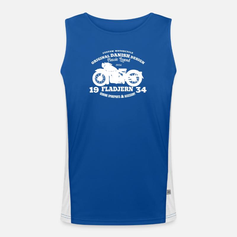 Dänisches Motorrad 1934 Nimbus Funktionelles Kontrast-Tank Top für Männer 