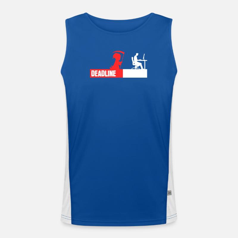 Computergeek Développeur Coden Statement Scripting Débardeur respirant contrasté Homme 