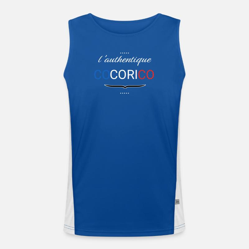 Cocorico – Das Authentische Funktionelles Kontrast-Tank Top für Männer 