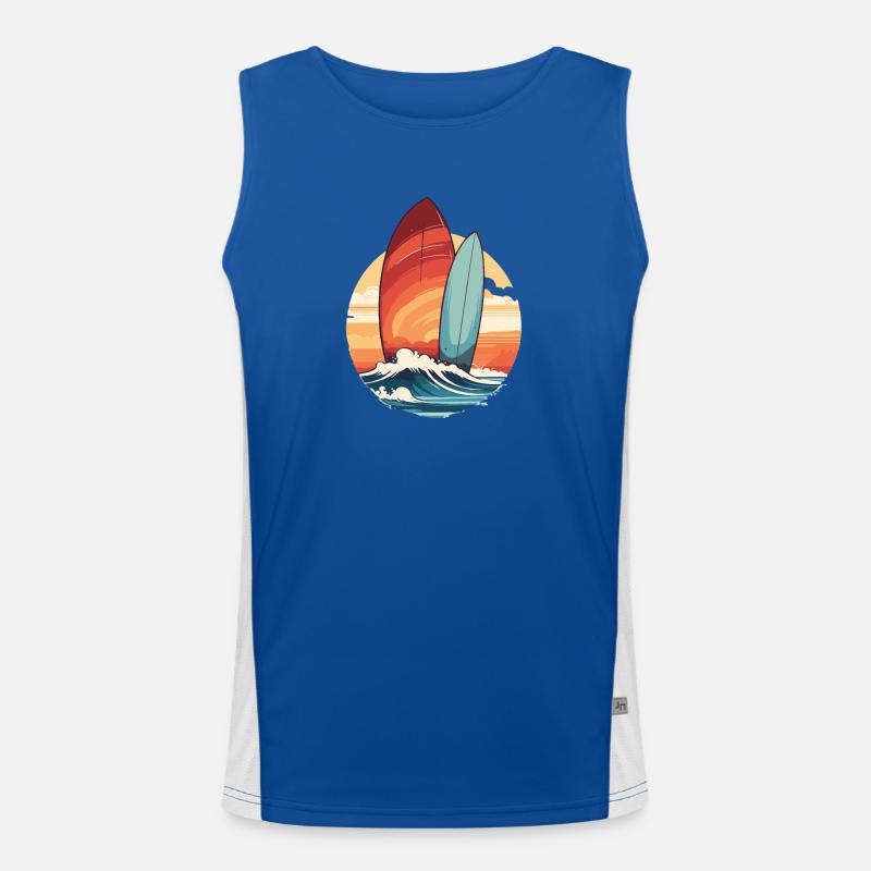 Surfboard Men's Functional Contrast Tank Top 