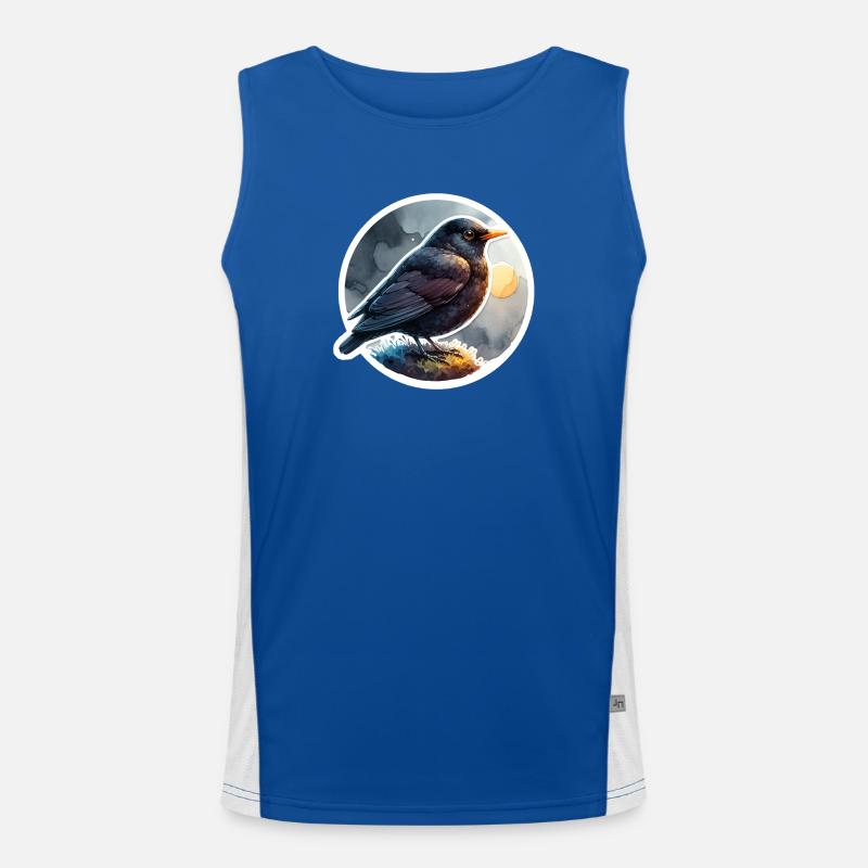 Amsel Funktionelles Kontrast-Tank Top für Männer 