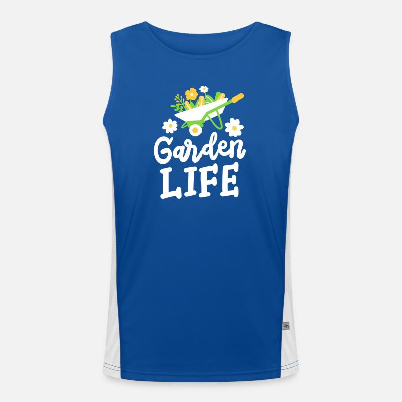 Garten Gartenarbeit Funktionelles Kontrast-Tank Top für Männer 