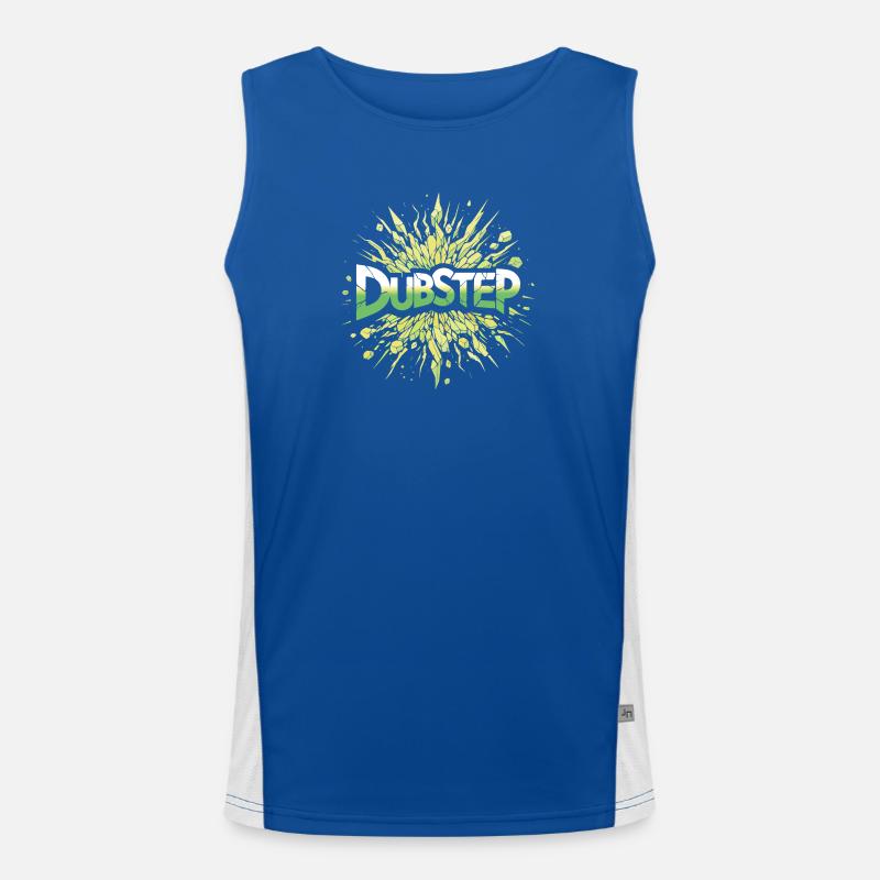 Dubstep Explosion Men's Functional Contrast Tank Top 