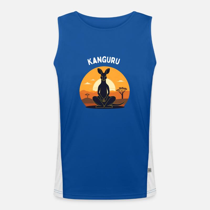 Kanguru Men's Functional Contrast Tank Top 