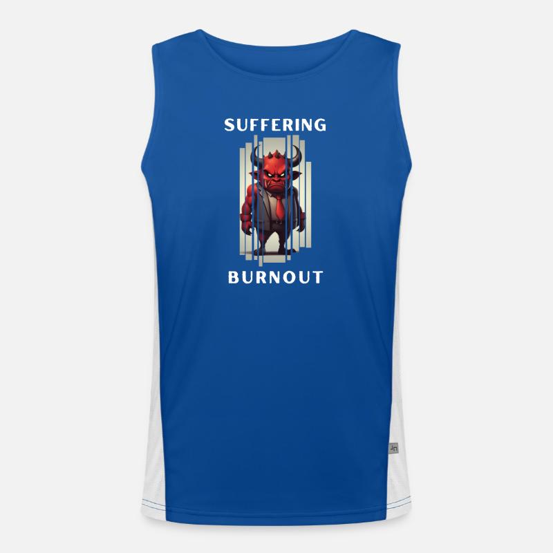 Burnout Men's Functional Contrast Tank Top 