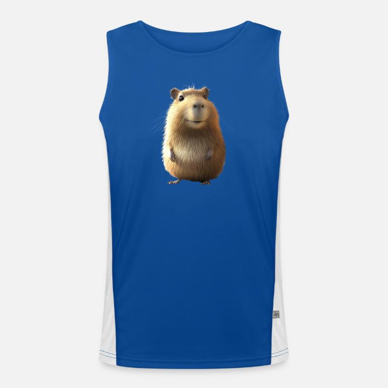 Capybara Be Capy Capybara Drôle Capybara Débardeur respirant contrasté Homme 
