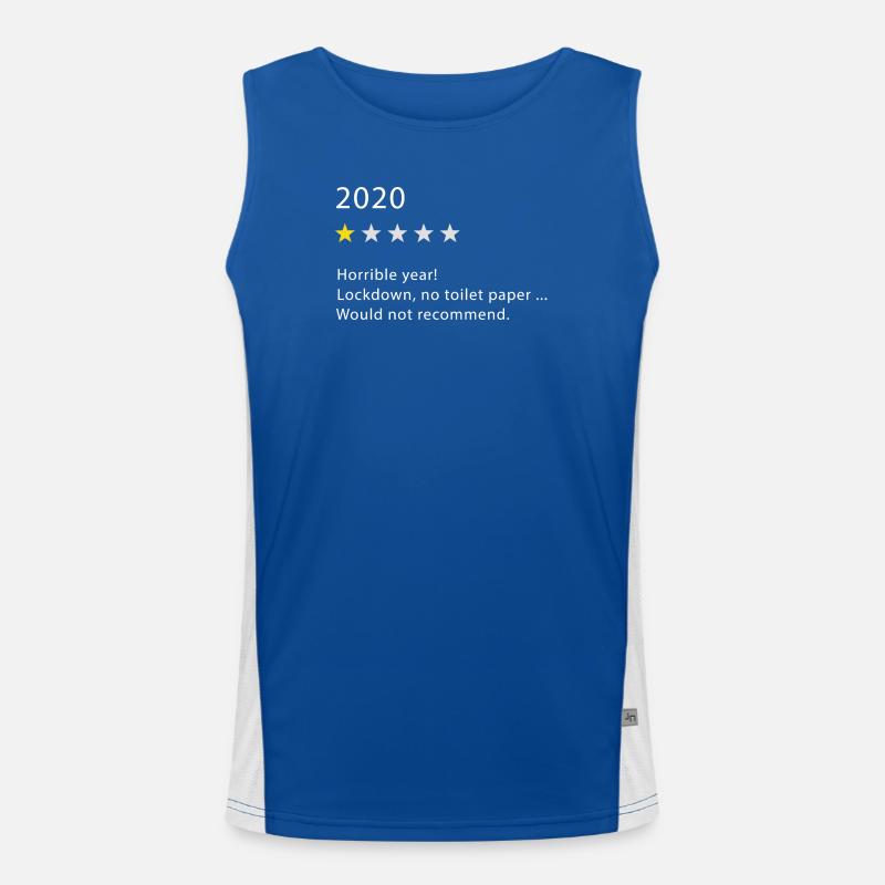 2020 Funktionelles Kontrast-Tank Top für Männer 