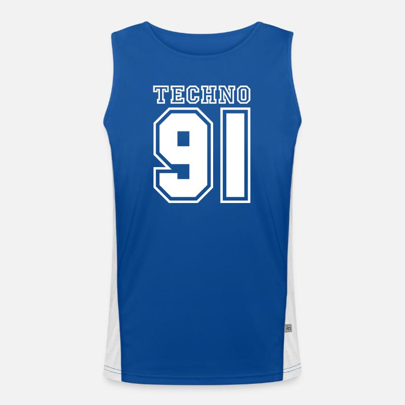 TECHNO 91 Débardeur respirant contrasté Homme 