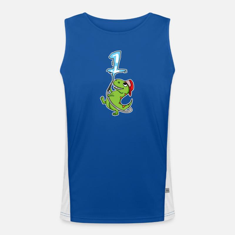 Zahl 1 Funktionelles Kontrast-Tank Top für Männer 