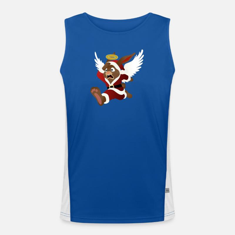 Santa's help - the Easter Bunny Men's Functional Contrast Tank Top 