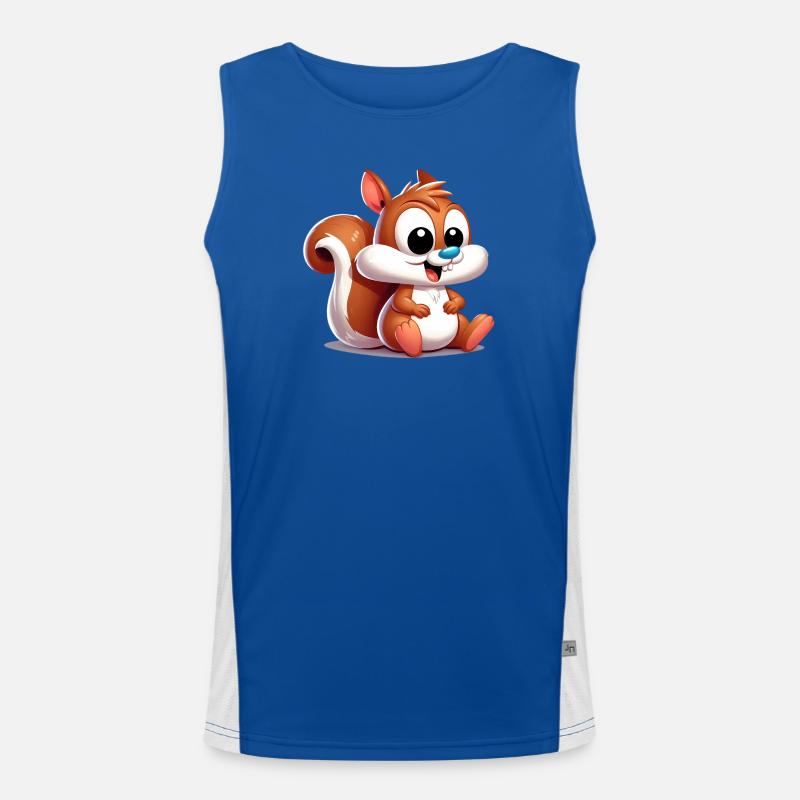 Squirrel Men's Functional Contrast Tank Top 