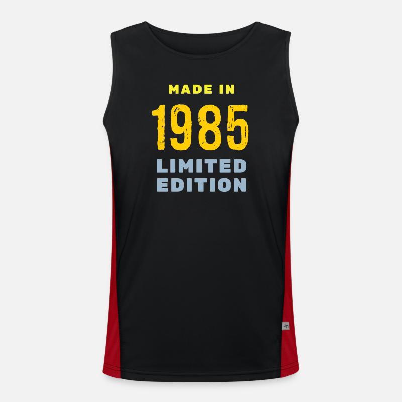 1985 Funktionelles Kontrast-Tank Top für Männer 