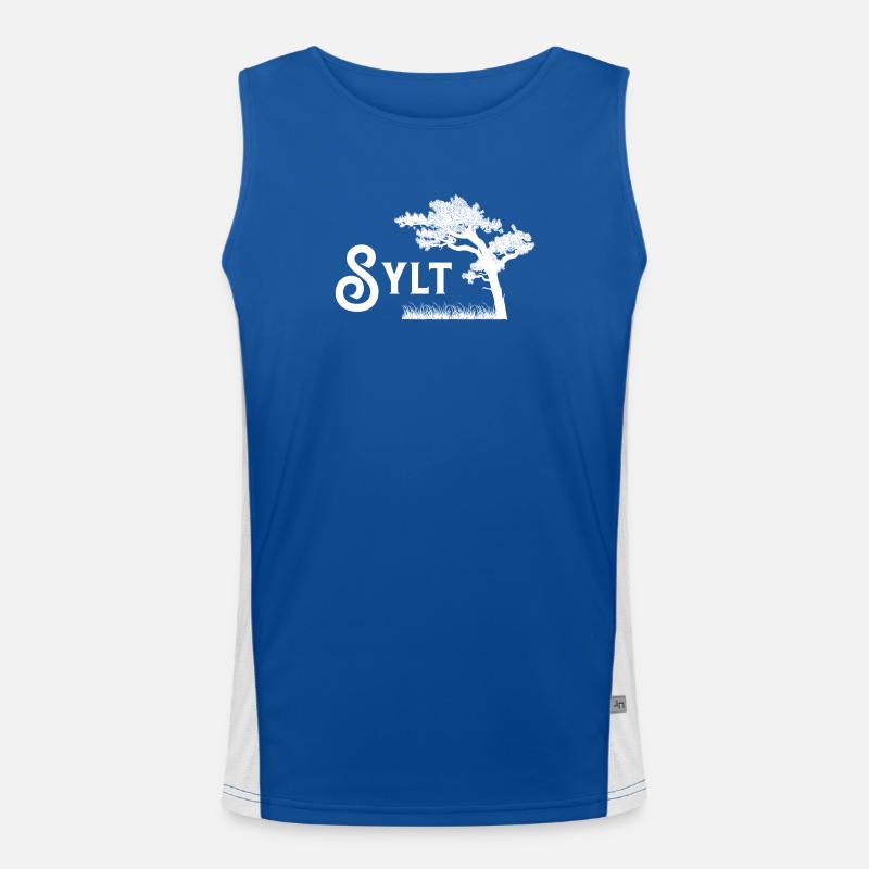 Sylt Funktionelles Kontrast-Tank Top für Männer 