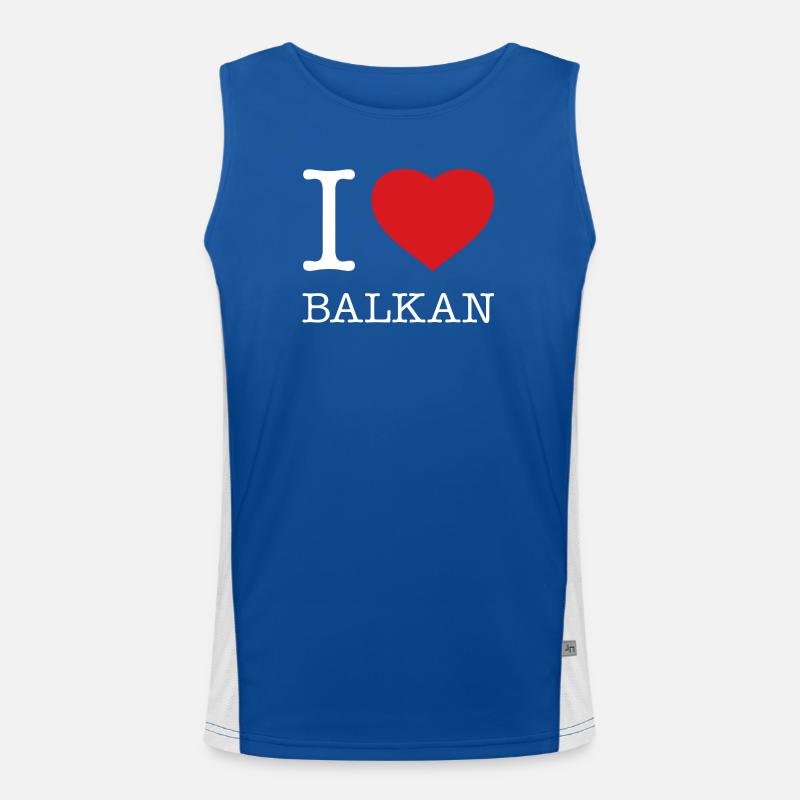 J’ADORE BALKAN Débardeur respirant contrasté Homme 