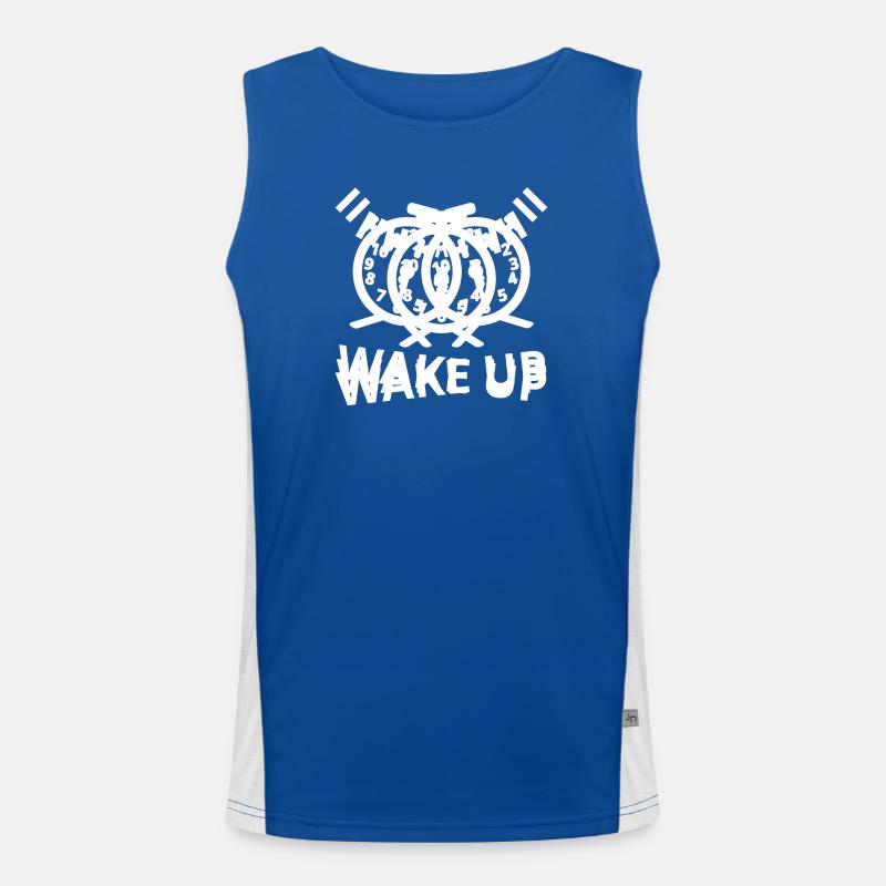Wecker Funktionelles Kontrast-Tank Top für Männer 