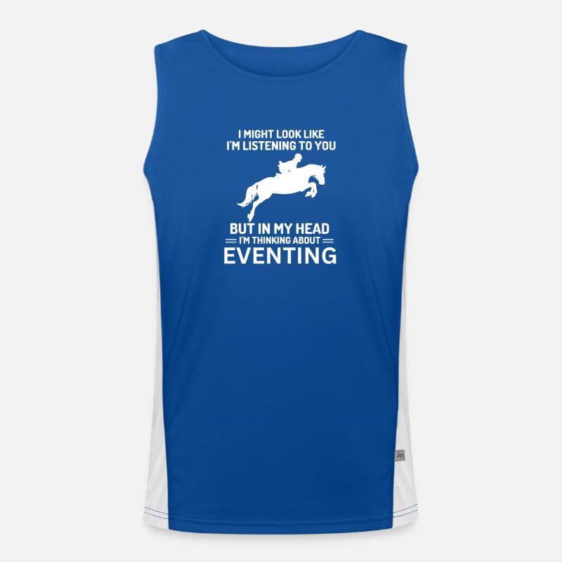 Cavalier Citation Réfléchie Conception Débardeur respirant contrasté Homme 