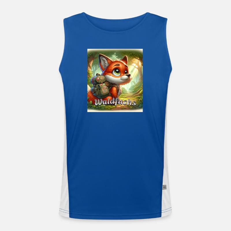 Waldfuchs Funktionelles Kontrast-Tank Top für Männer 