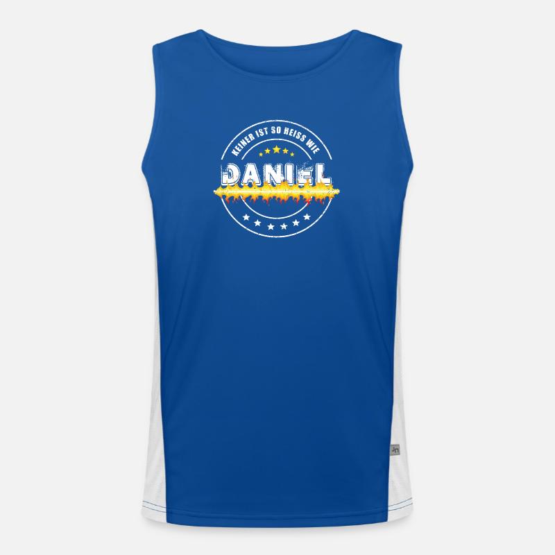 No one is as hot as DANIEL Men's Functional Contrast Tank Top 